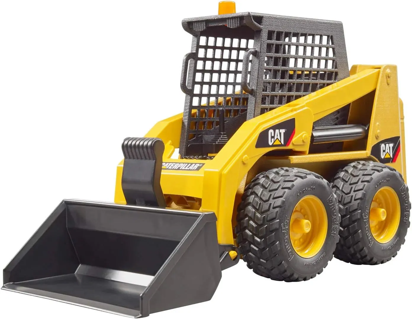 BRUDER CAT Skid Steer Loader Yellow Graffiti Figure