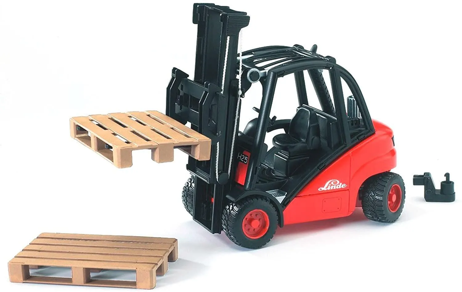 Egyptian Art Bruder Linde Fork Lift H30D With 2 Pallets
