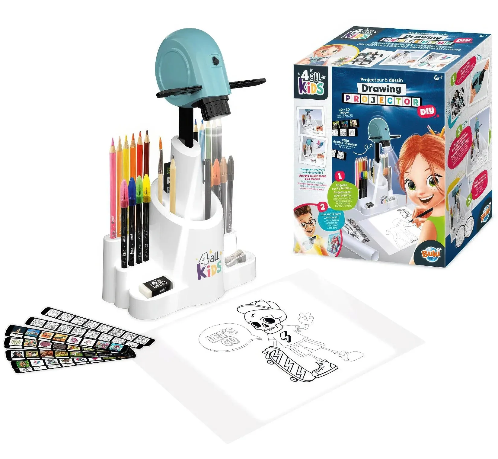 Vintage Theme Disney Classic BUKI 2-in-1 Drawing Projector