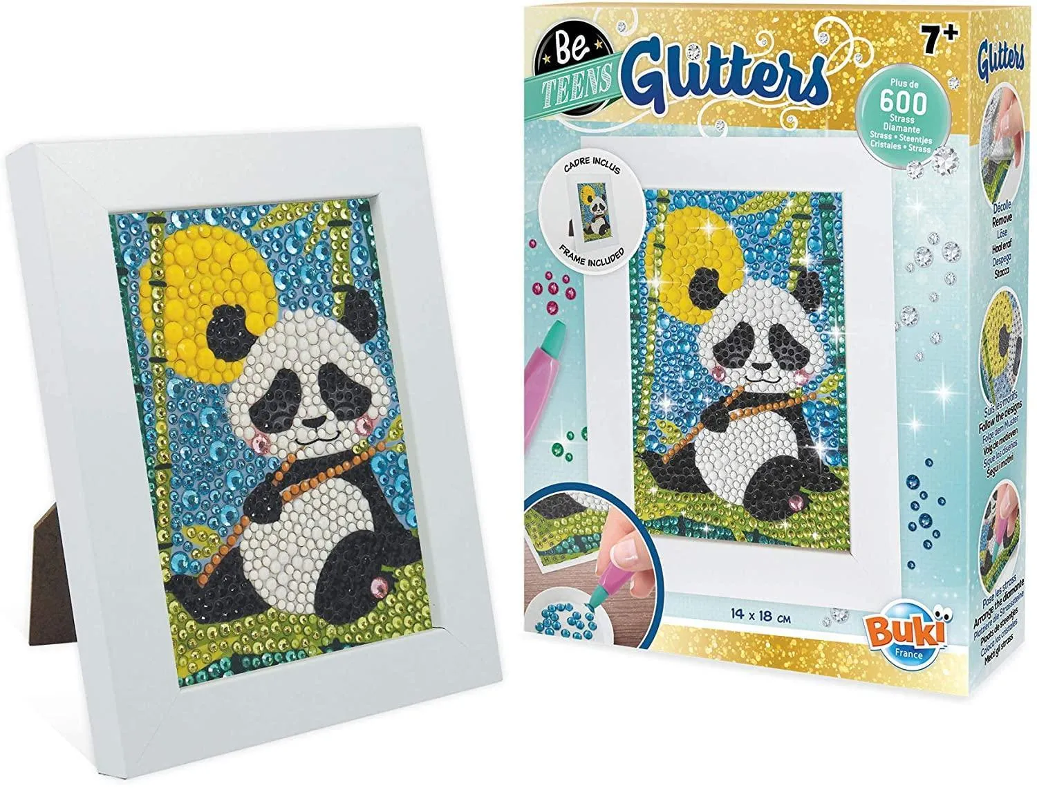 Adventure Game Award winning BUKI France DP011 Be Teens Glitters - Panda