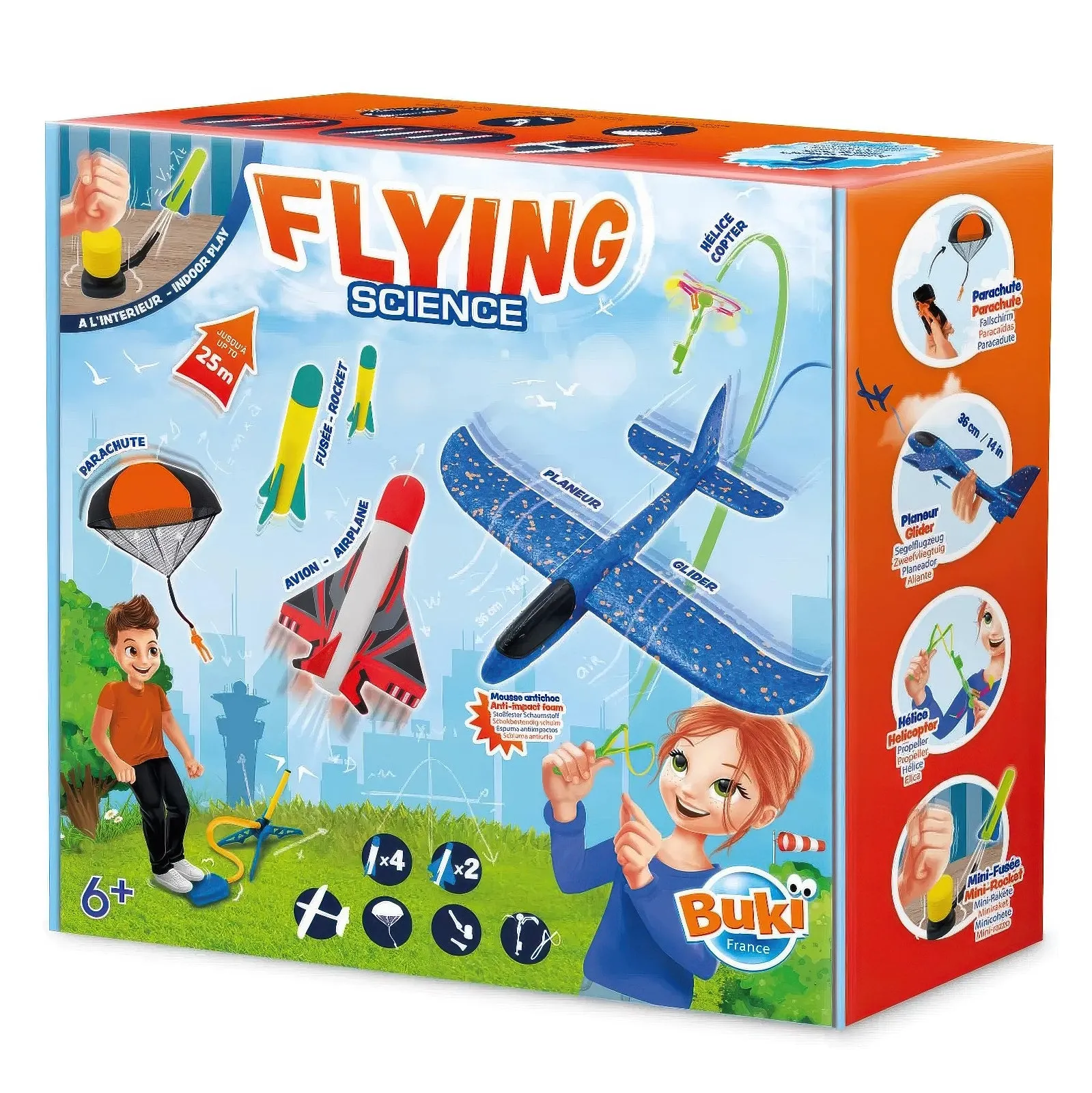 Personalized Card Critically Acclaimed BUKI France Flying Science
