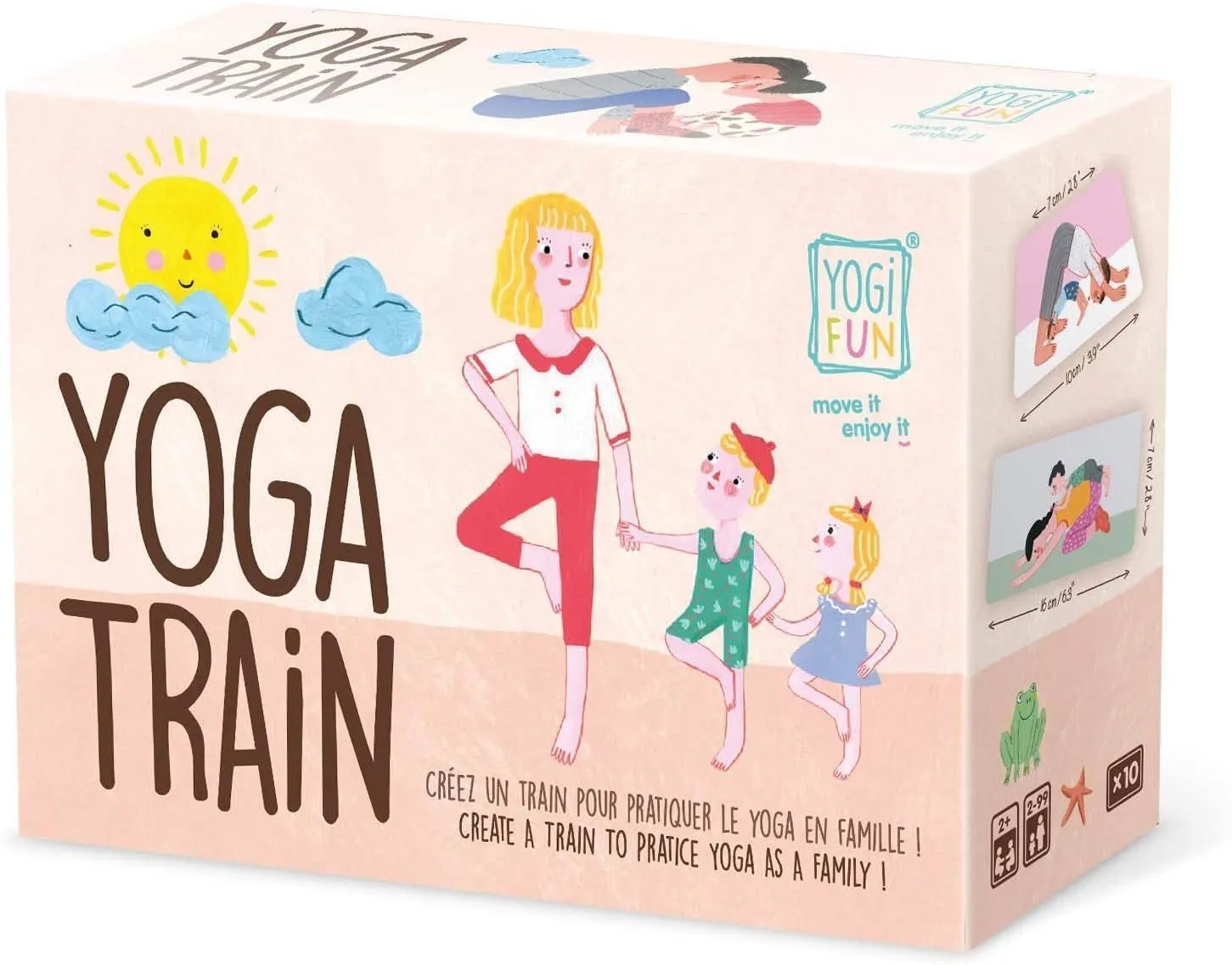 Buki France Yoga Train Cards Playset Museum Quality
