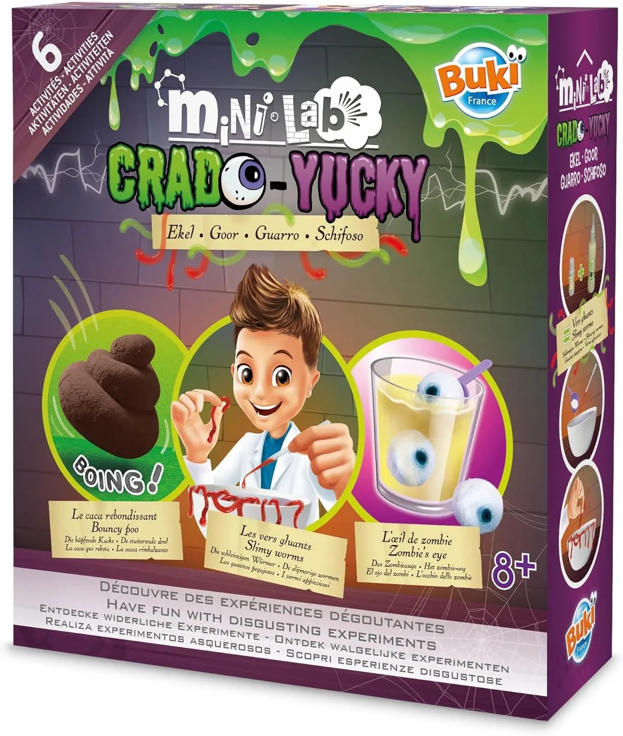 Storage Solution Themed Exhibit Buki Mini Lab Yucky Science