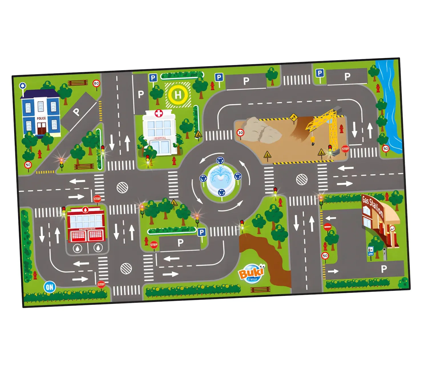 Branded Product BUKI Playmat City