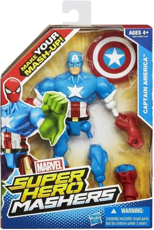 Kids Room Captain America Avengers Super Hero Mashers 6-inch Action Figure