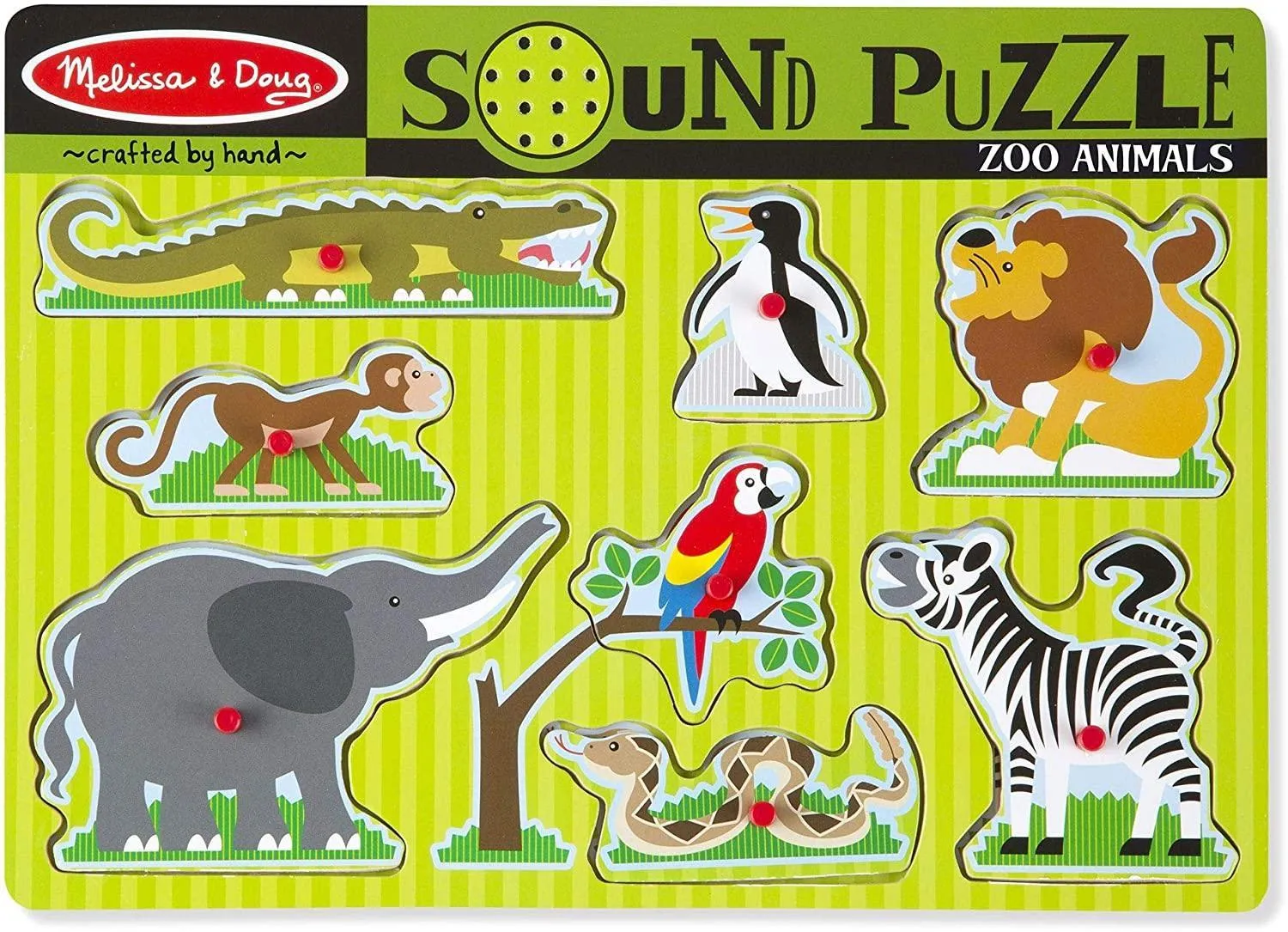 Melissa & Doug 10727 Zoo Animals Sound Puzzle Miniature Toy promotional item
