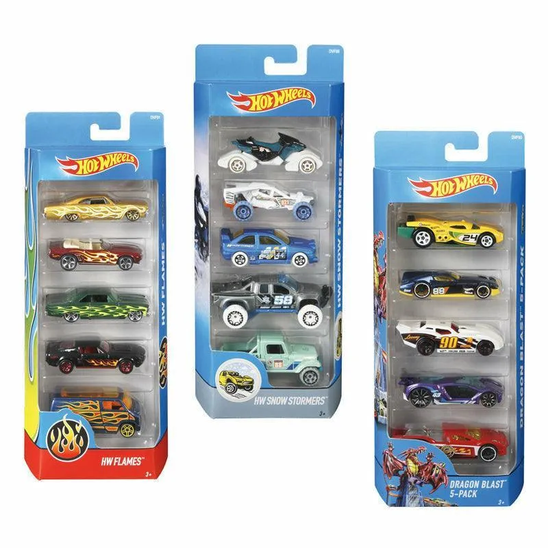 Hot Wheels Cars 5 Pack - Assorted Amphibian Statue Worldwide Delivery