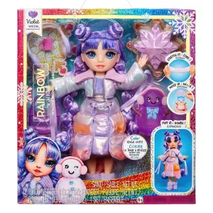 Staff Pick Anime Series Rainbow High: Winter Wonderland Purple Fashion Doll 27 cm
