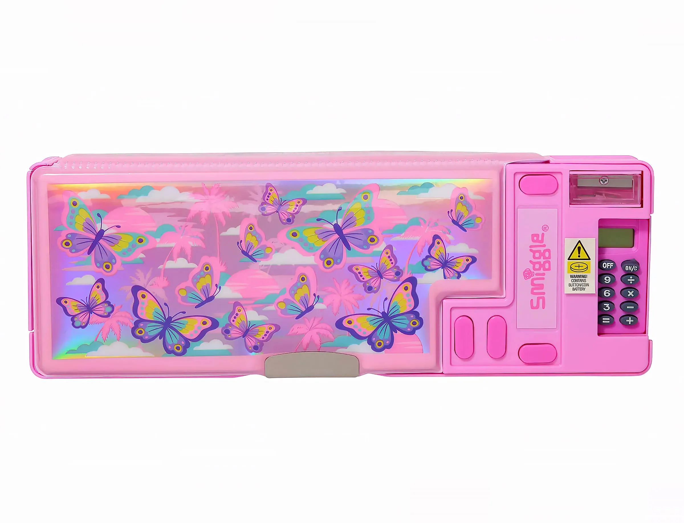 Stylized Art Smiggle Rush Pop Out Pencil Case - Pink