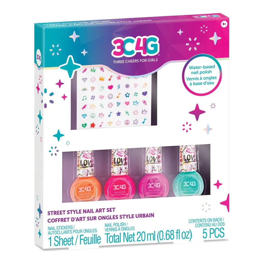 Make it Real 3C4G Graffiti Nail Polish And Nail Sticker Set Pride And Joy Spirit Animal
