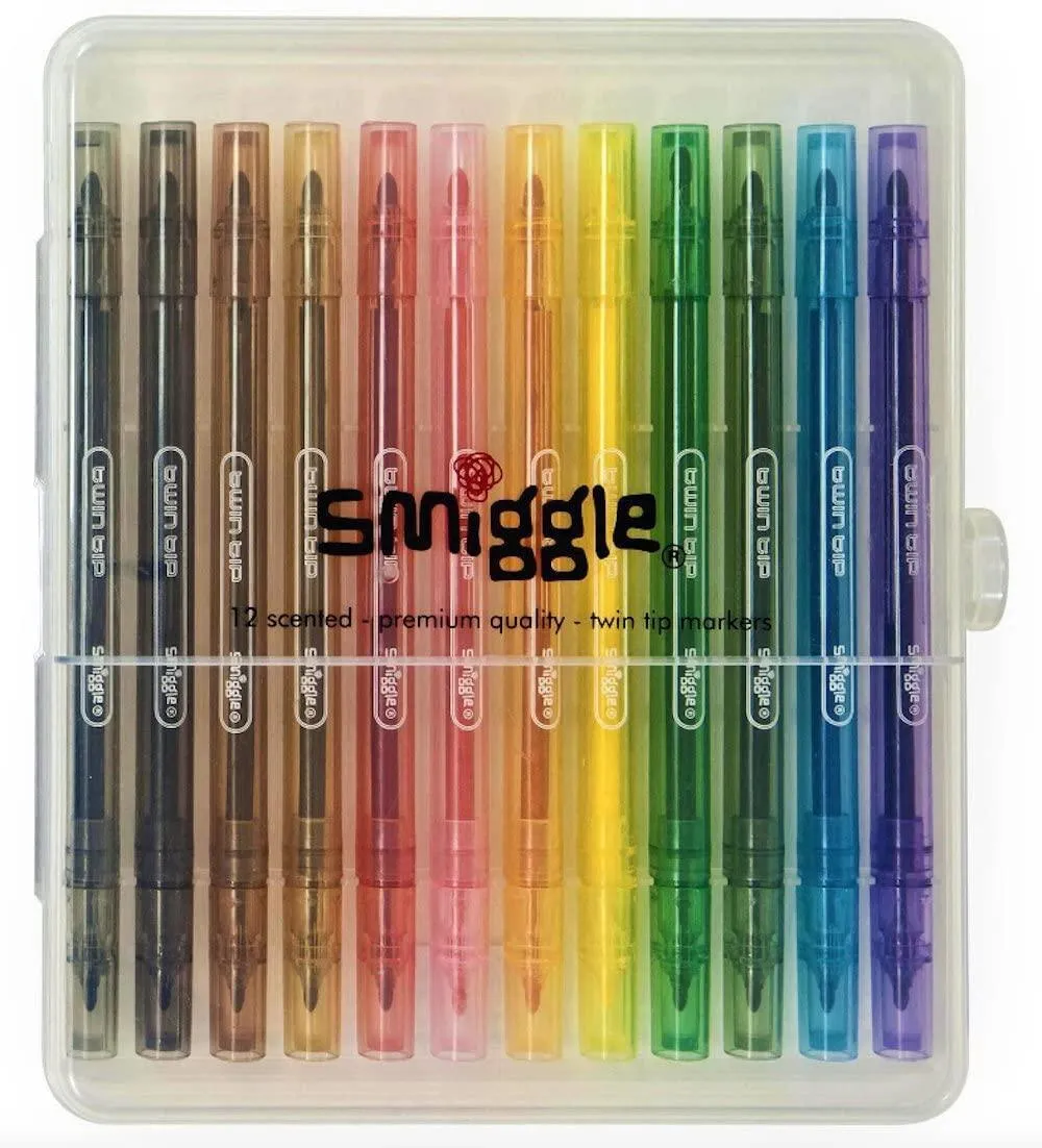 Historic Figure Staircase Decor SMIGGLE Twin Tip Scented Marker Pack X12