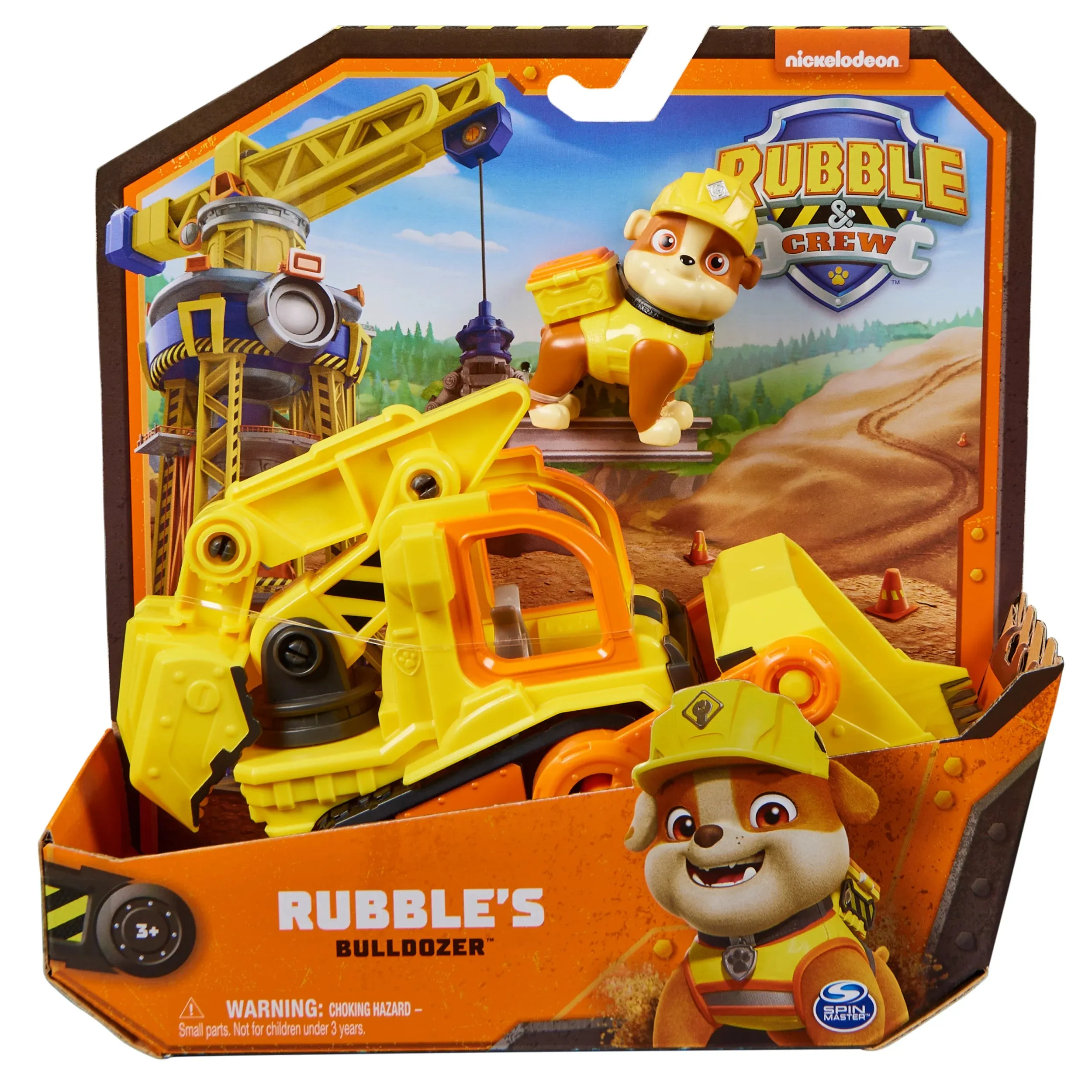 PAW Patrol Rubble & Crew Rubble??s Bulldozer Vehicle Mainstream Appeal Chibi Model