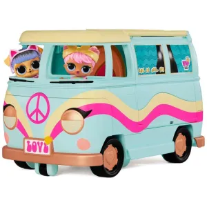 Poseable Collectible Iconic Character L.O.L. Surprise! Grill & Groove Camper Playset
