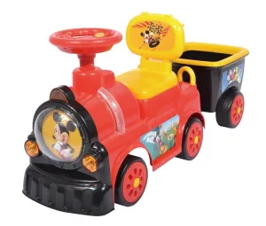 Customizable Toy Art Series RICCO? WJ018 Push Along Manual Ride On Toy Train with Trailer and Under Seat Compartment Storage