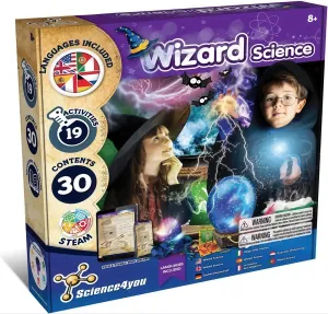 Cute Collectible Resin Statue Science4you Wizard Science - Experiment Set