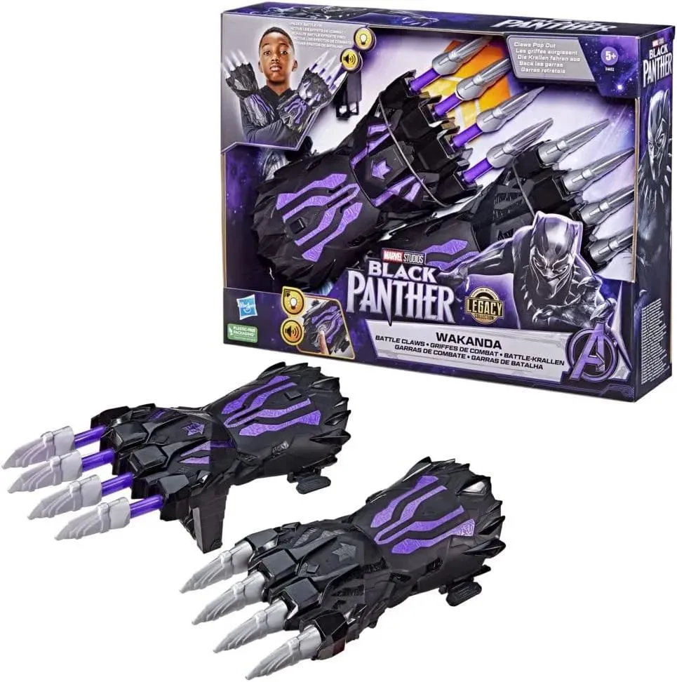 sustainable product Articulated Model Black Panther Legacy Wakanda FX Battle Claws with Lights and Sounds