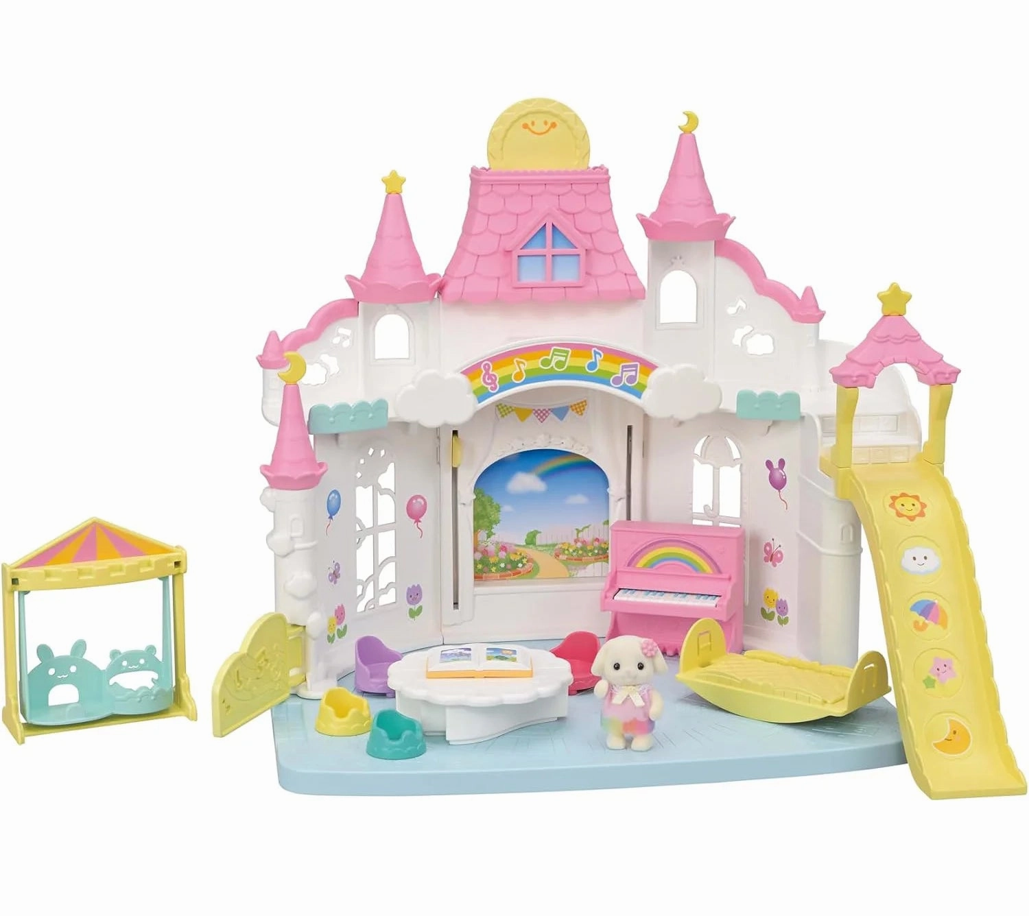 Movie Figure Holiday themed Sylvanian Families Sunny Castle Nursery Play Set