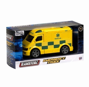 Teamsterz Metal Emergency Vehicle - 4-inch Ambulance Gaming Character