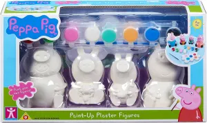 Coastal Decor Peppa Pig Paint-Up Plaster Figure Set