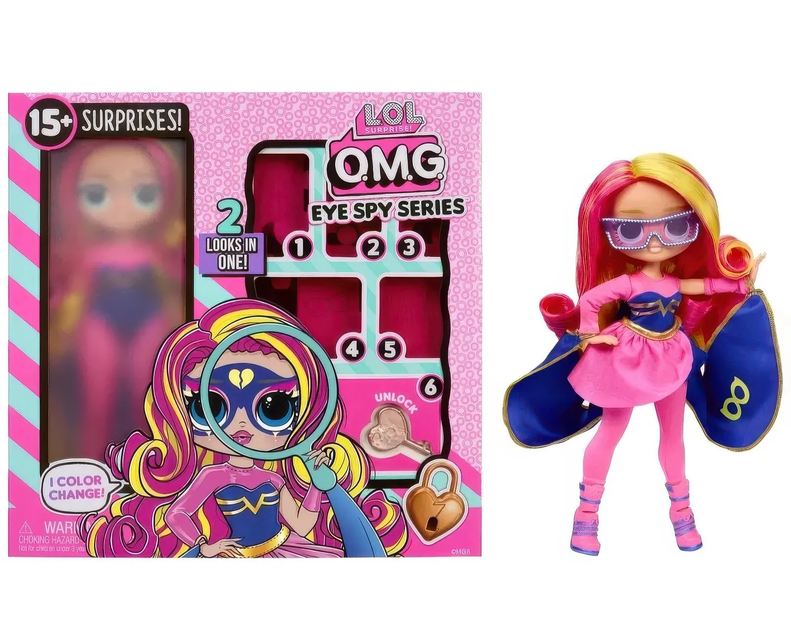 Anime Replica L.O.L. Surprise! O.M.G. Eye Spy Fashion Doll Sabrina Sky