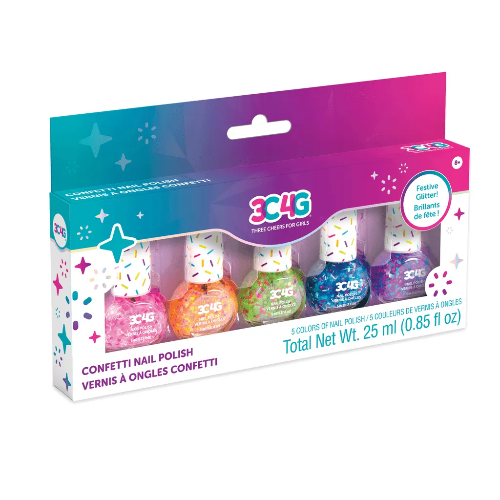 Limited Figure Movie Figure Make it Real 3C4G Confetti Nail Polish 5pk