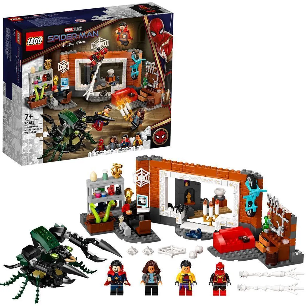 Premium Statue LEGO SPIDER-MAN 76185 Spider-Man at the Sanctum Workshop