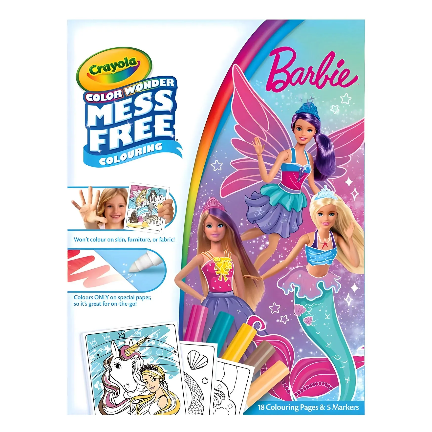 Crayola Barbie Colour Wonder Heroic Statue Nursery Decor