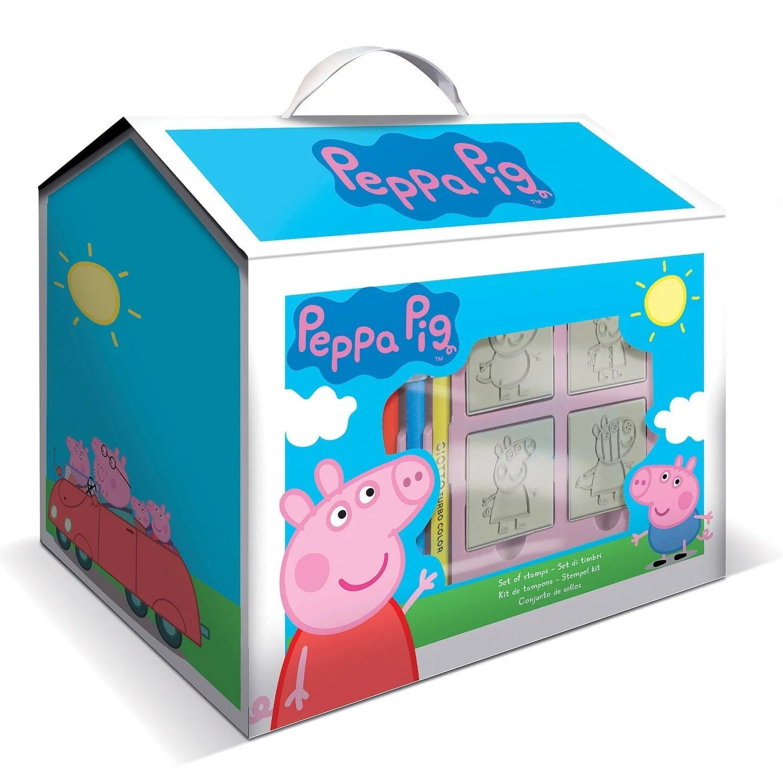 Crypto Art Seasonal Favorite Peppa Pig House Colouring and Stamp Set