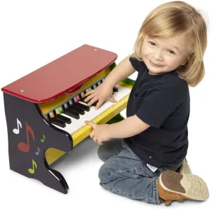 Melissa & Doug Learn-to-Play Piano Solid Wood Construction Stylized Art