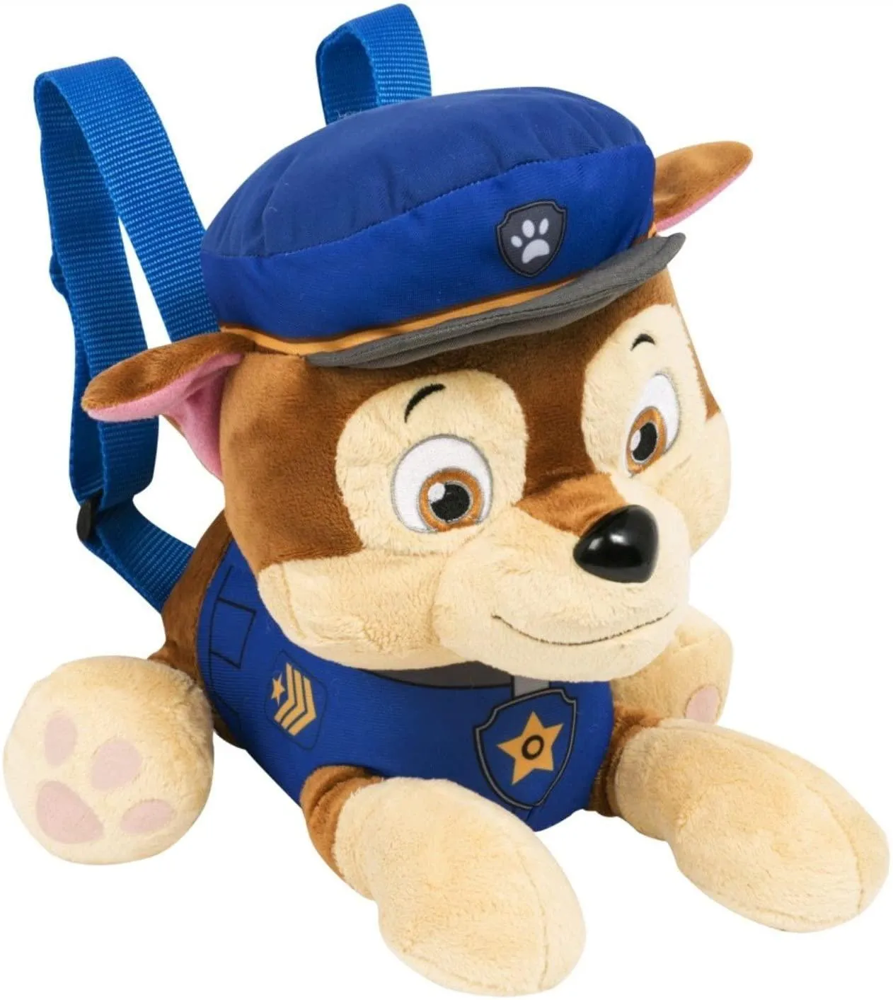 Desktop Toy Storage Solution PAW Patrol Chase Character Plush Backpack 37cm