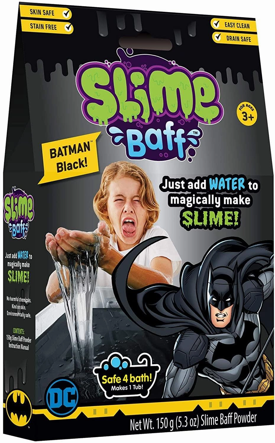 DC Comics Batman Black Bath Slime Baff Emotional Connection
