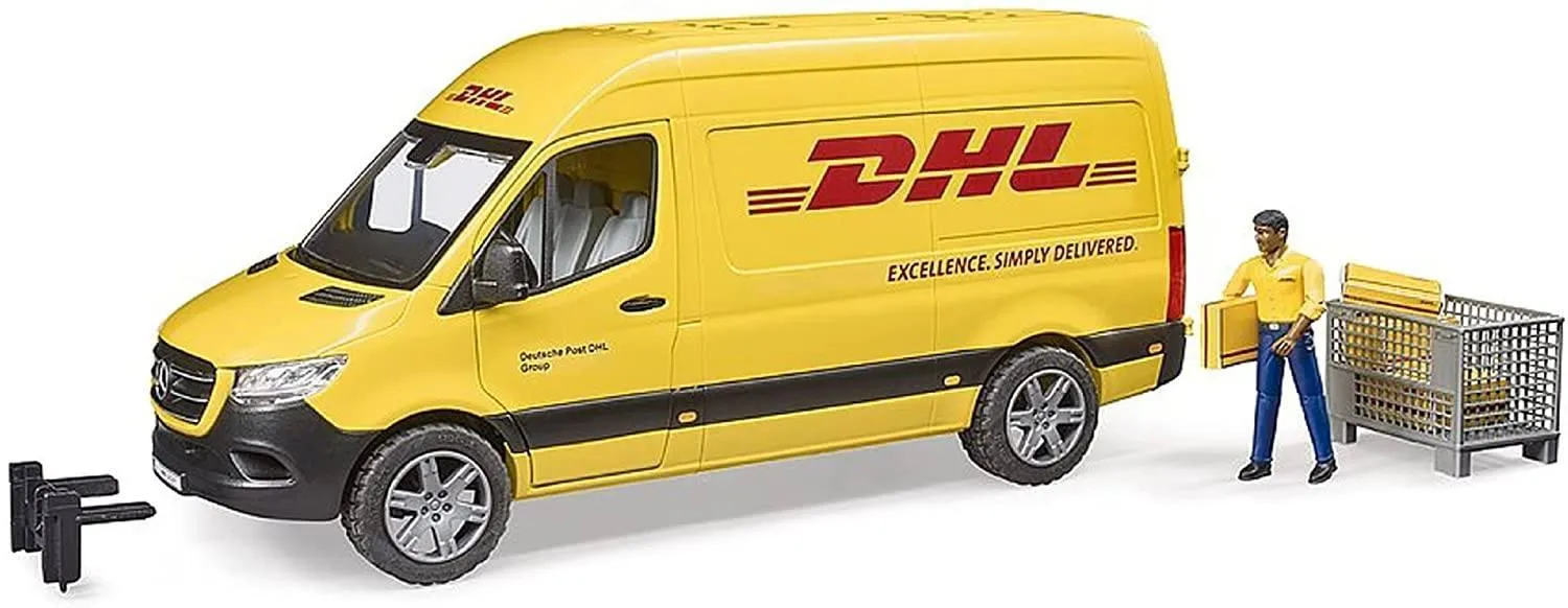 Bruder Mercedes Sprinter DHL with Driver Independent Artist Urban Vinyl
