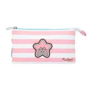 Pusheen Rose Collection Triple Pencil Case Elegant Pose