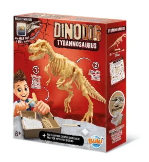 Robot Replica BUKI France Dino Dig T-Rex Skeleton Building Kit