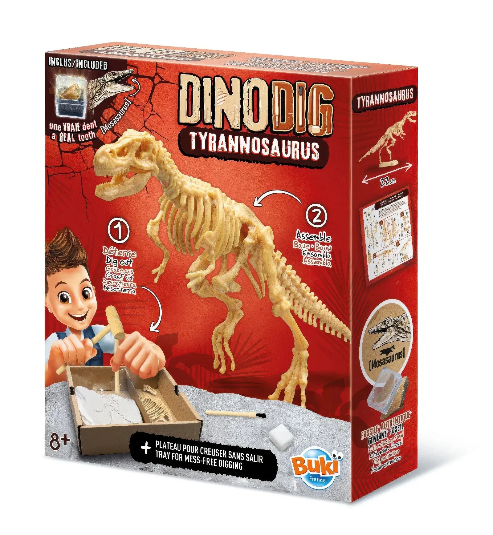 Robot Replica BUKI France Dino Dig T-Rex Skeleton Building Kit