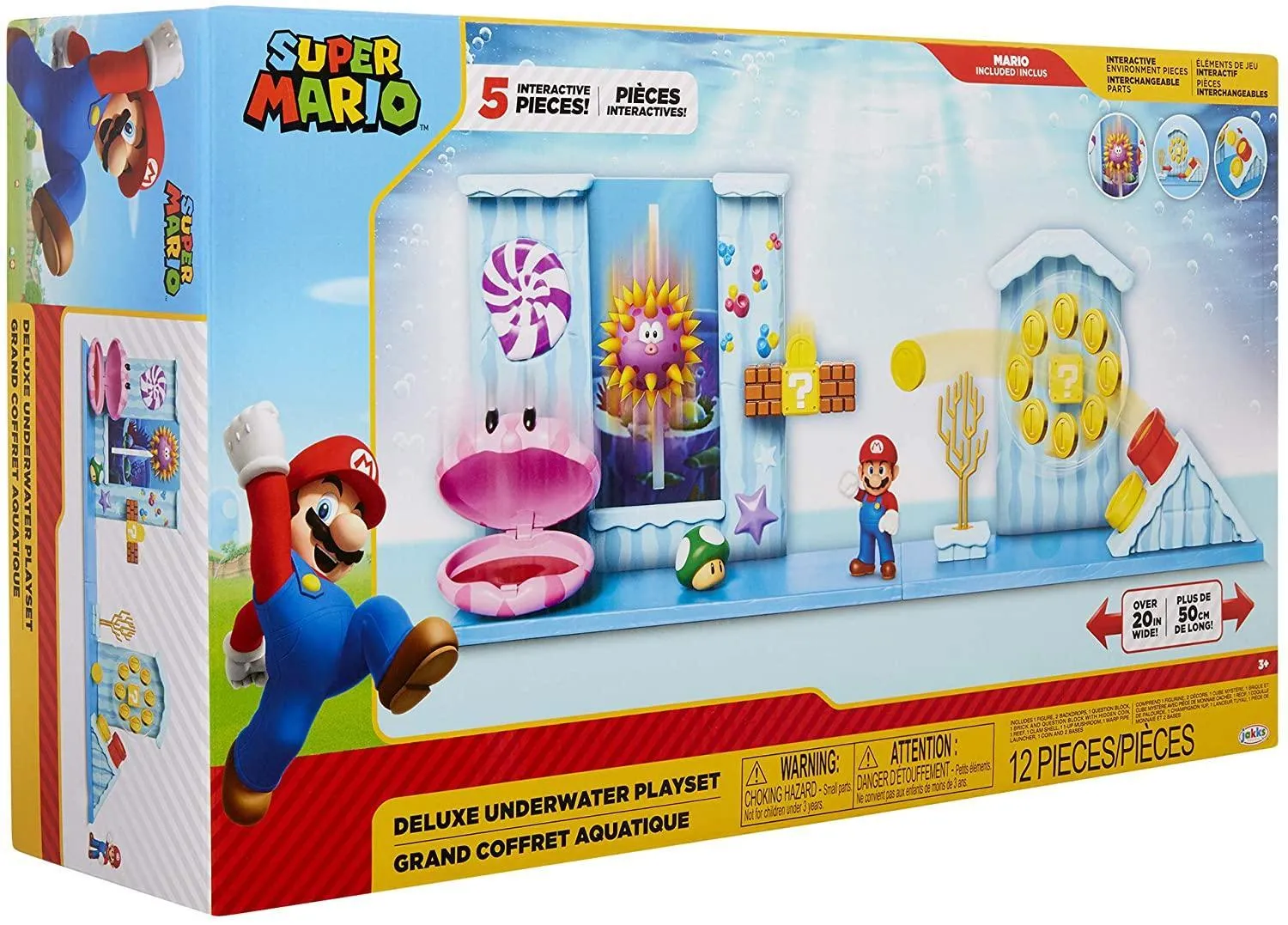 Super Mario JPA40025 Deluxe Underwater Playset DIY Model Chrome Plated