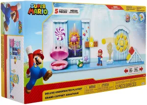 Super Mario JPA40025 Deluxe Underwater Playset DIY Model Chrome Plated