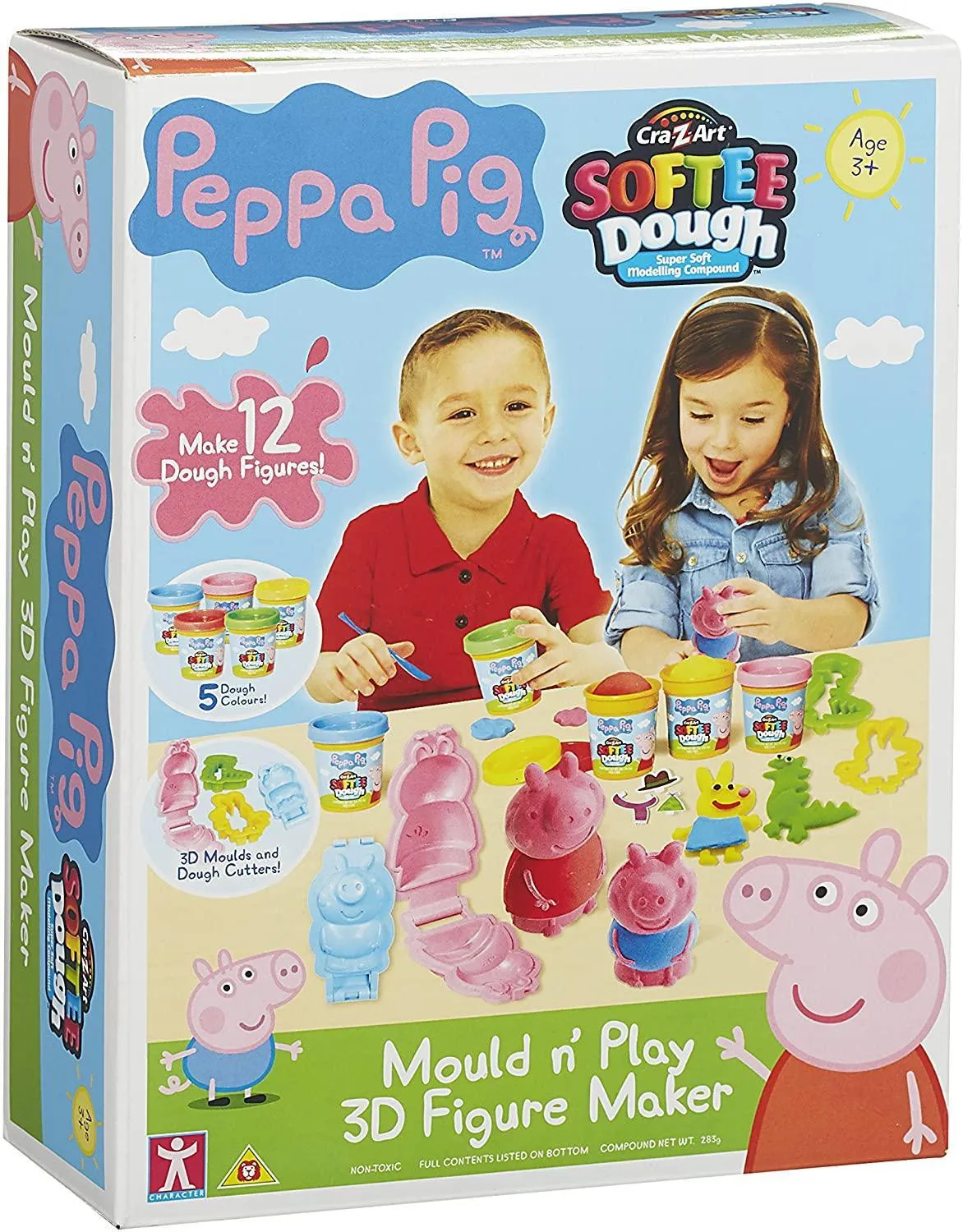 Peppa Pig 21027 Dough Mould and Play 3D Figure Maker Vintage Toy Superhero Toy