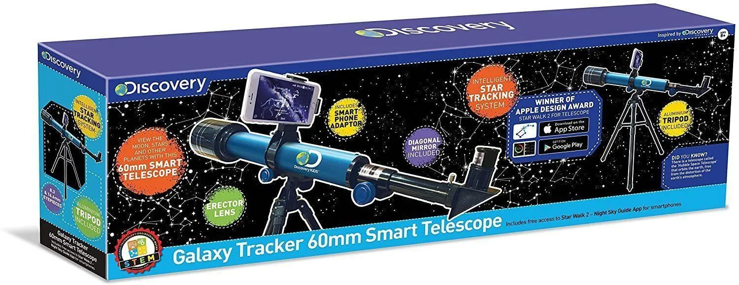 Customizable Toy Discovery  TDK30 Galaxy Tracker 60mm Smart Telescope
