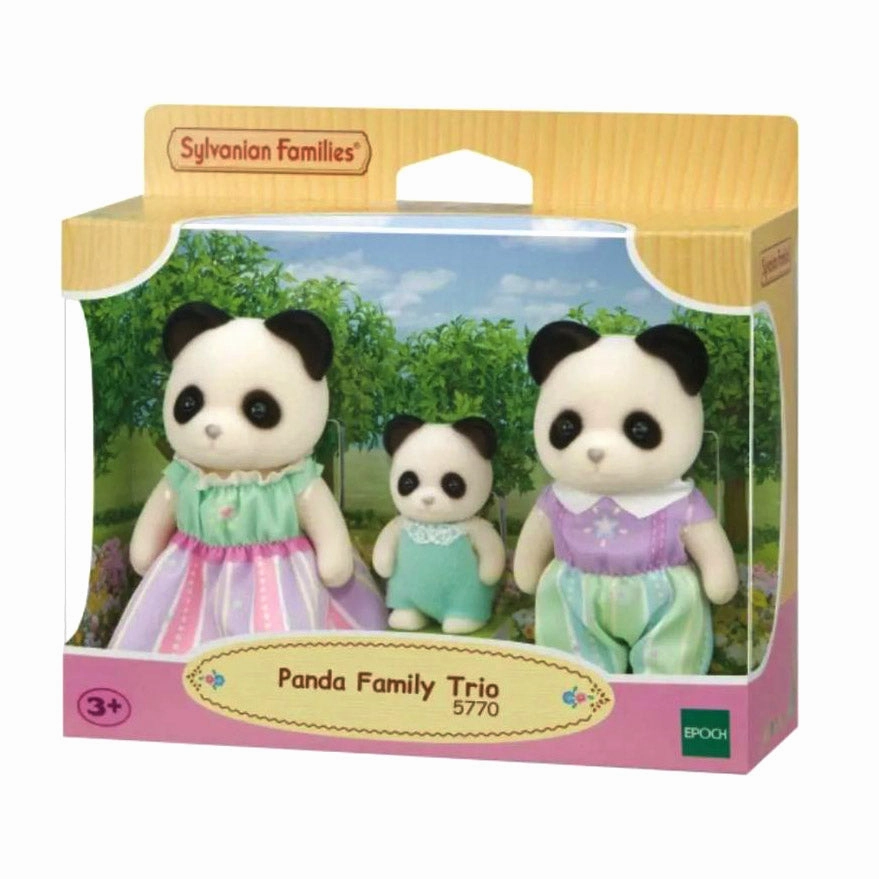 Sylvanian Families Panda Family Vinyl Figure Gallery Art