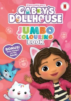 Gabby's Dollhouse Jumbo Colouring Book Miniature Toy