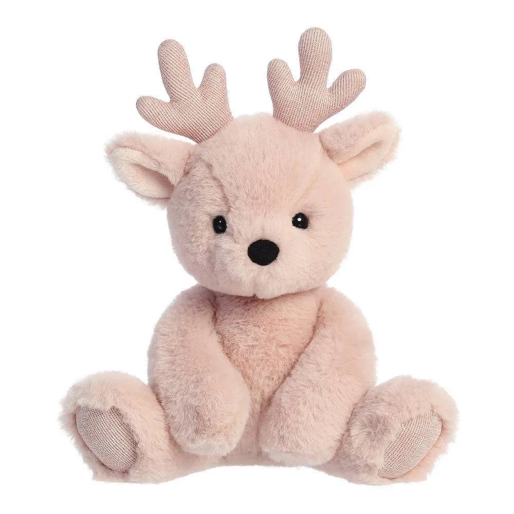Passionate Pursuit AURORA Merry Reindeer 9.5-inch Plush - Pink