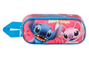 Movie Hero Award Trophy Disney Stitch Match 3D Double Pencil Case