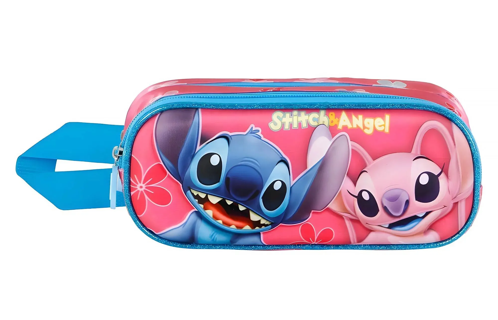 Movie Hero Award Trophy Disney Stitch Match 3D Double Pencil Case