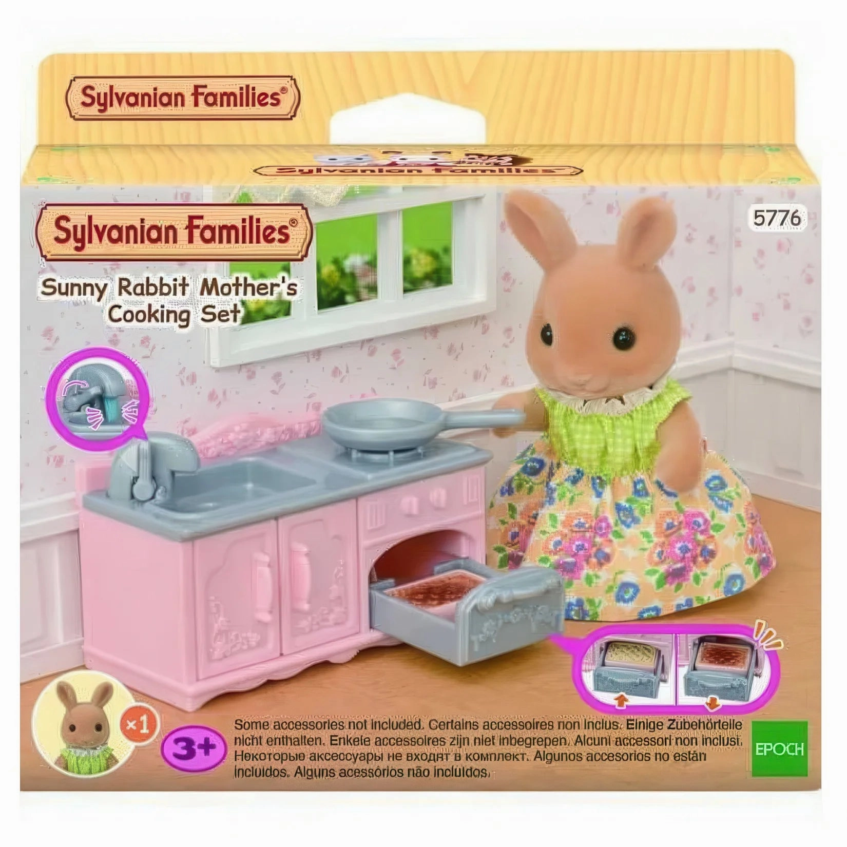 Sylvanian Families Sunny Rabbit Mother's Cooking Set Toy Museum Seasonal Rotation