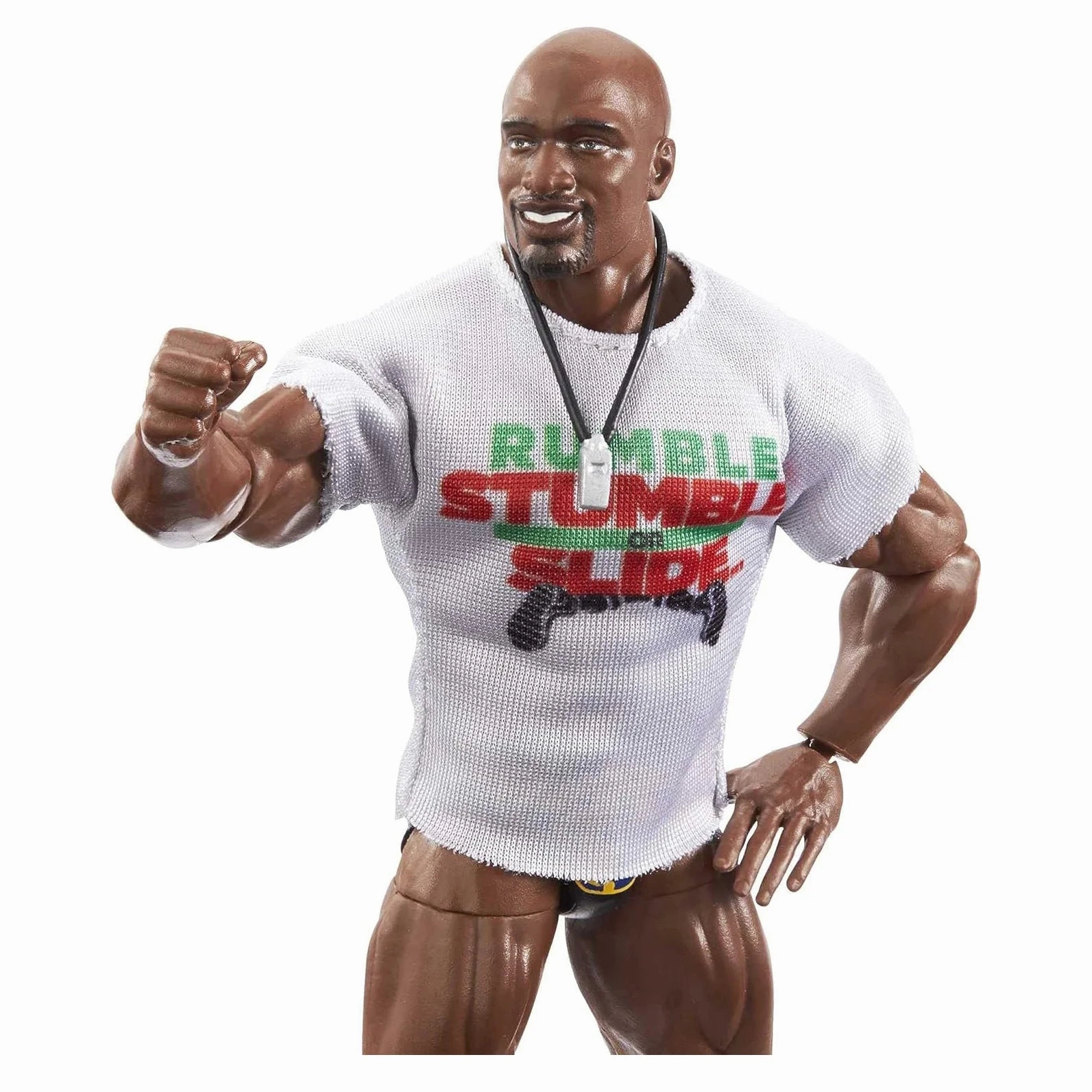 Collector Display Glow In Dark WWE Royal Rumble Elite Collection Action Figure - Titus Oneil