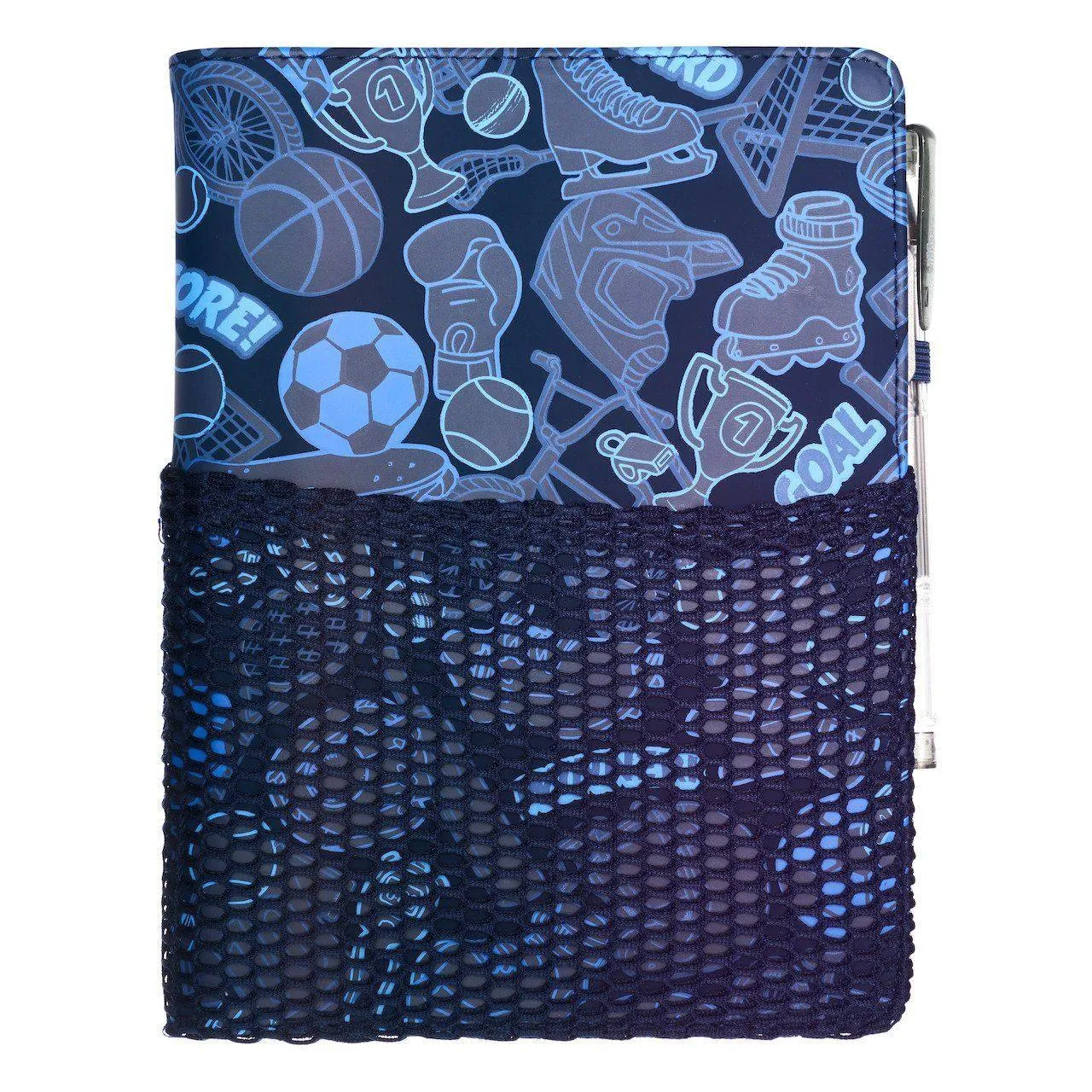 Action Hero SMIGGLE Mesh A5 Notebook - Blue