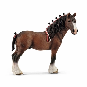 SCHLEICH 13808 Clydesdale Gelding Horse Figure Car Model International Brand