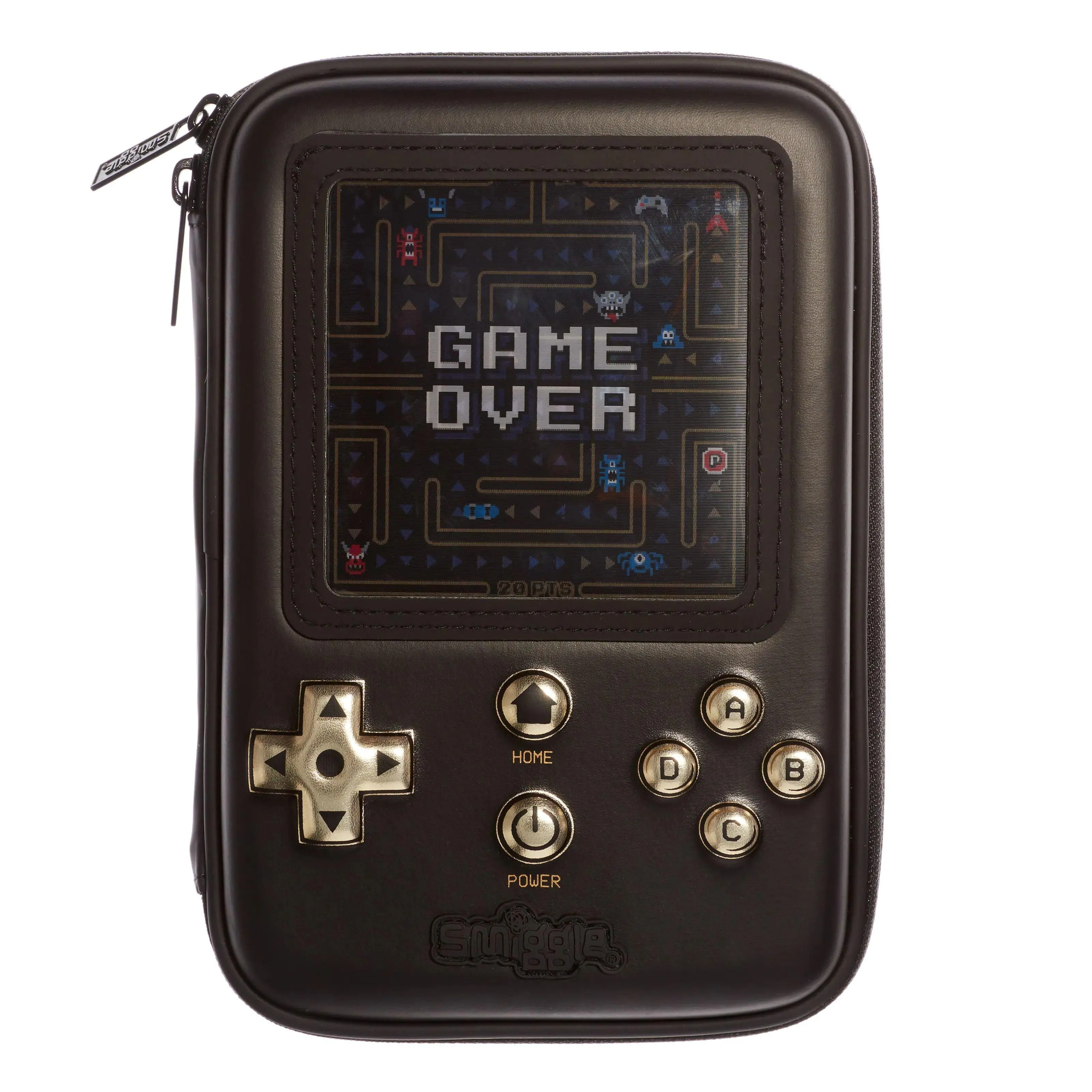 SMIGGLE Gamer Hardtop Pencil Case - Gold Staff Pick