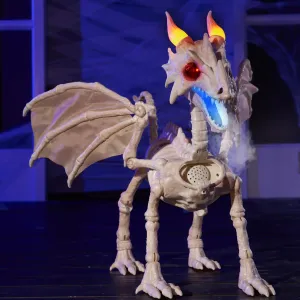 Dragon Skeleton Halloween Decoration Playful Props